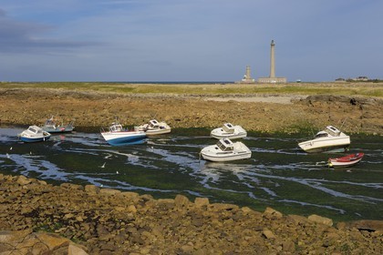 France, Manche, Val de Saire, Pointe de Barfleur, the lighthouse