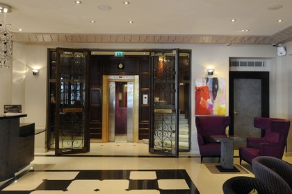 France, Paris (75), avenue de l'Opéra, hôtel de luxe Edouard 7