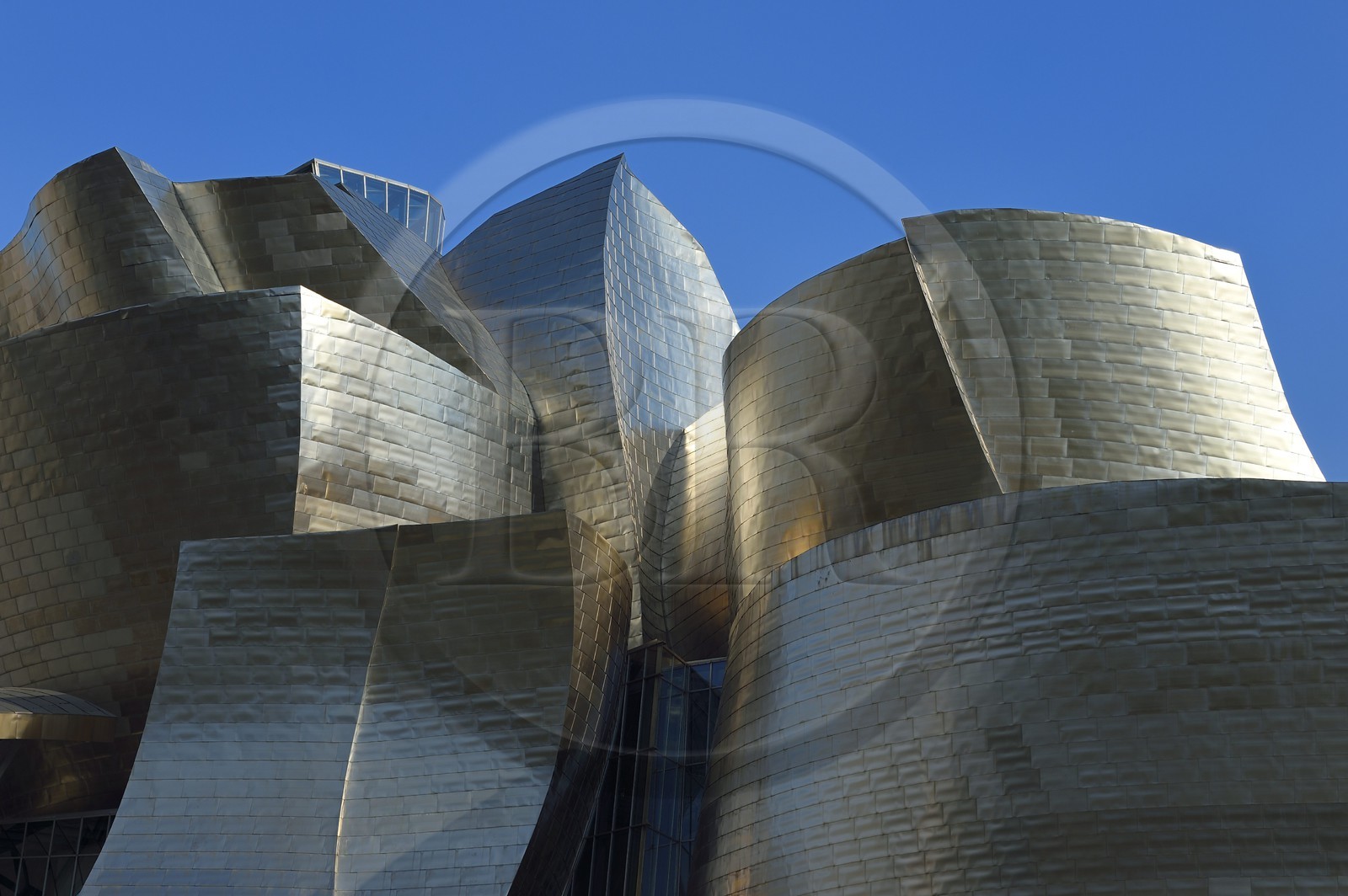 Espagne, Pays basque espagnol, Biscaye, Bilbao, le musée Guggenheim de l'architecte Frank Gehry