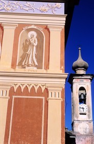 France, Alpes-Maritimes (06), vallée de la Roya, village de Granile au sud de Saint-Dalmas
