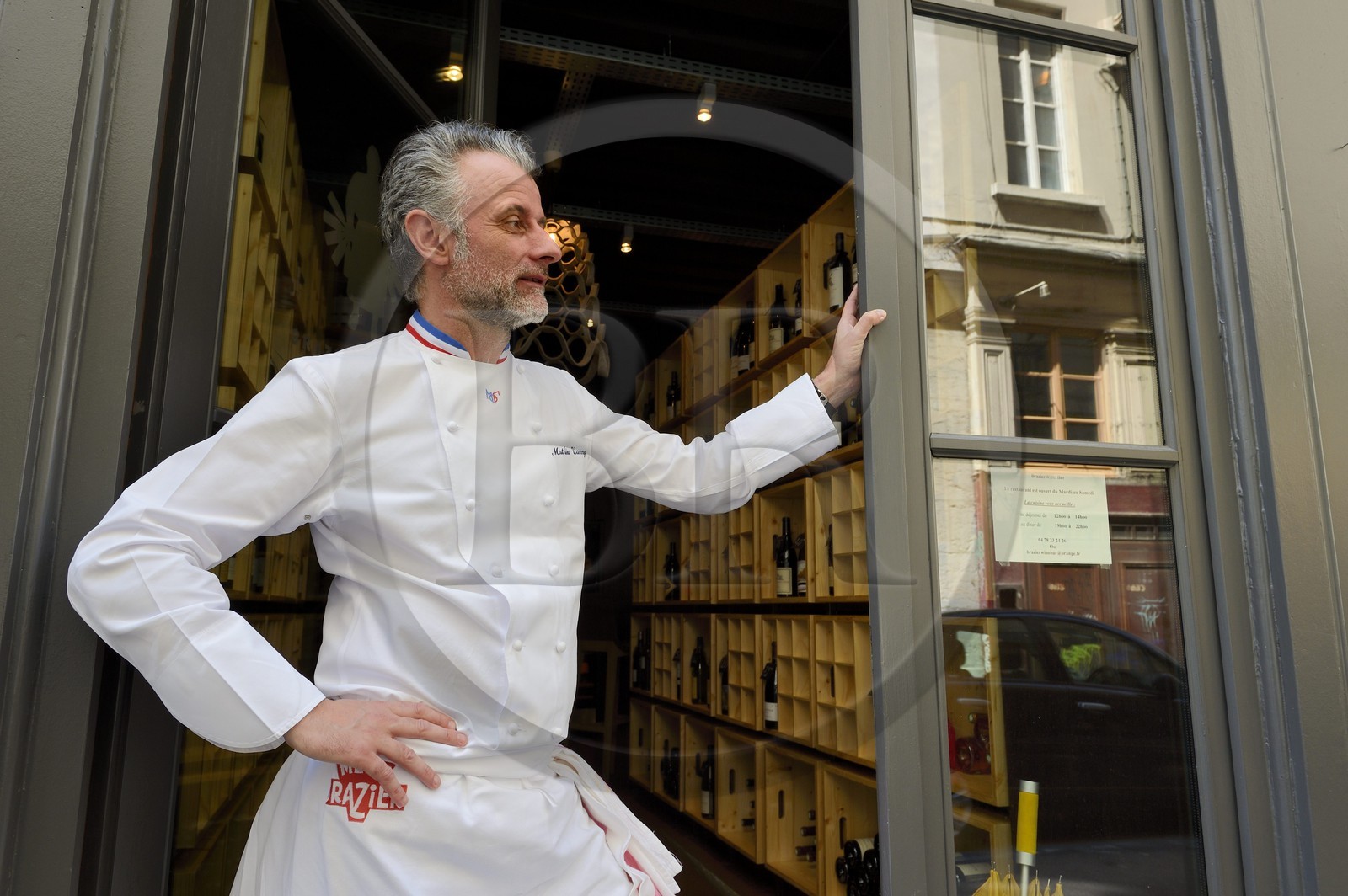France, Rhône (69), Lyon, restaurant de la Mère Brazier fondé en 1921 par Eugénie Brazier, Mathieu Viannay Chef doublement étoilé au guide Michelin