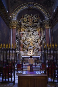 France, Var (83), Toulon, cathédrale Sainte-Marie-de-la-Seds, retable de Christophe Veyrier