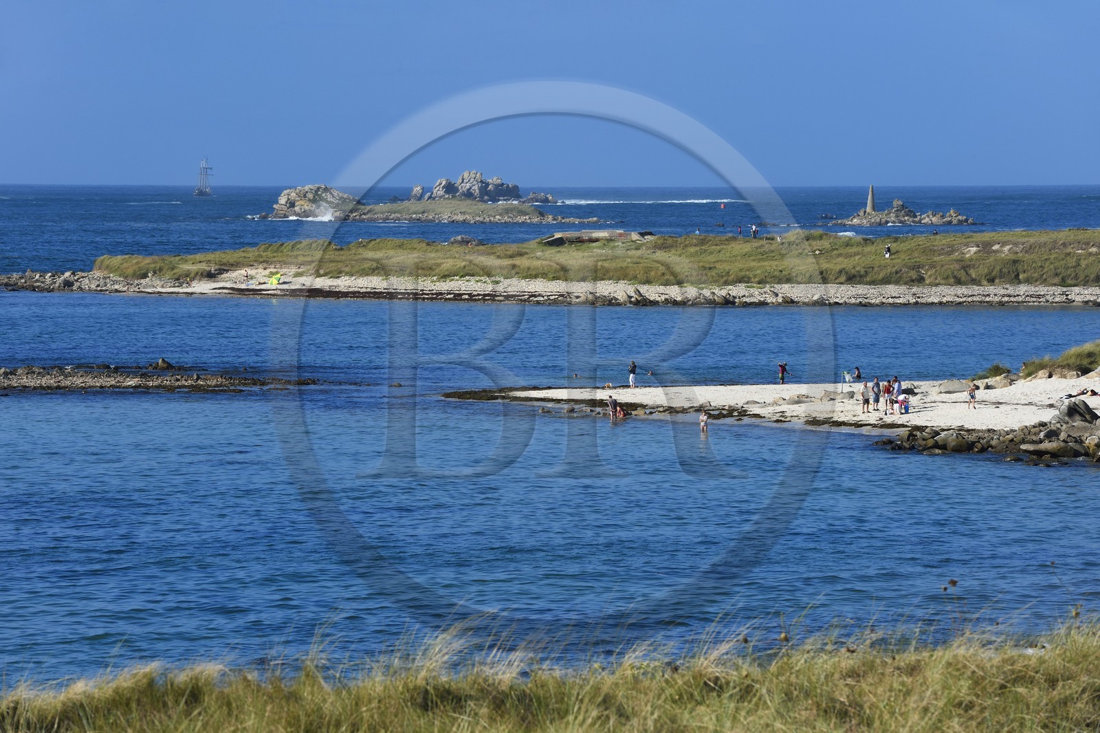 France, Finistère (29), Landeda, les dunes de Sainte-Marguerite