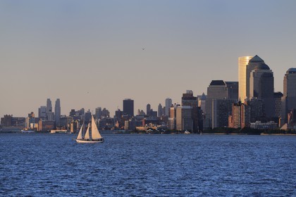 Etats-Unis, New York, pointe Sud de Manhattan, immeubles du Financial District