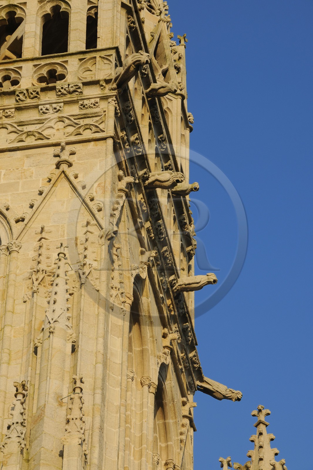 France, Finistère (29), Quimper, la cathédrale Saint-Corentin