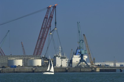 France, Charente-Maritime (17), port de commerce de La Rochelle