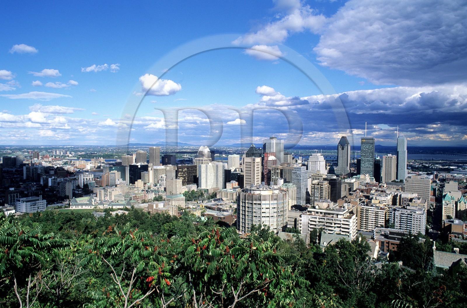 Canada, Québec, Montréal vu du parc du Mont-Royal