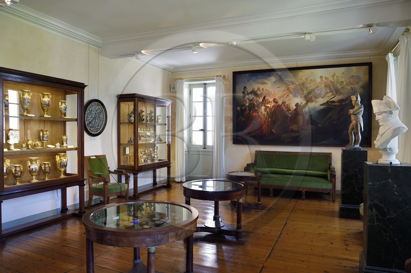 France, Charente-Maritime (17), Ile d'Aix, le bourg, le musée napoléonien
