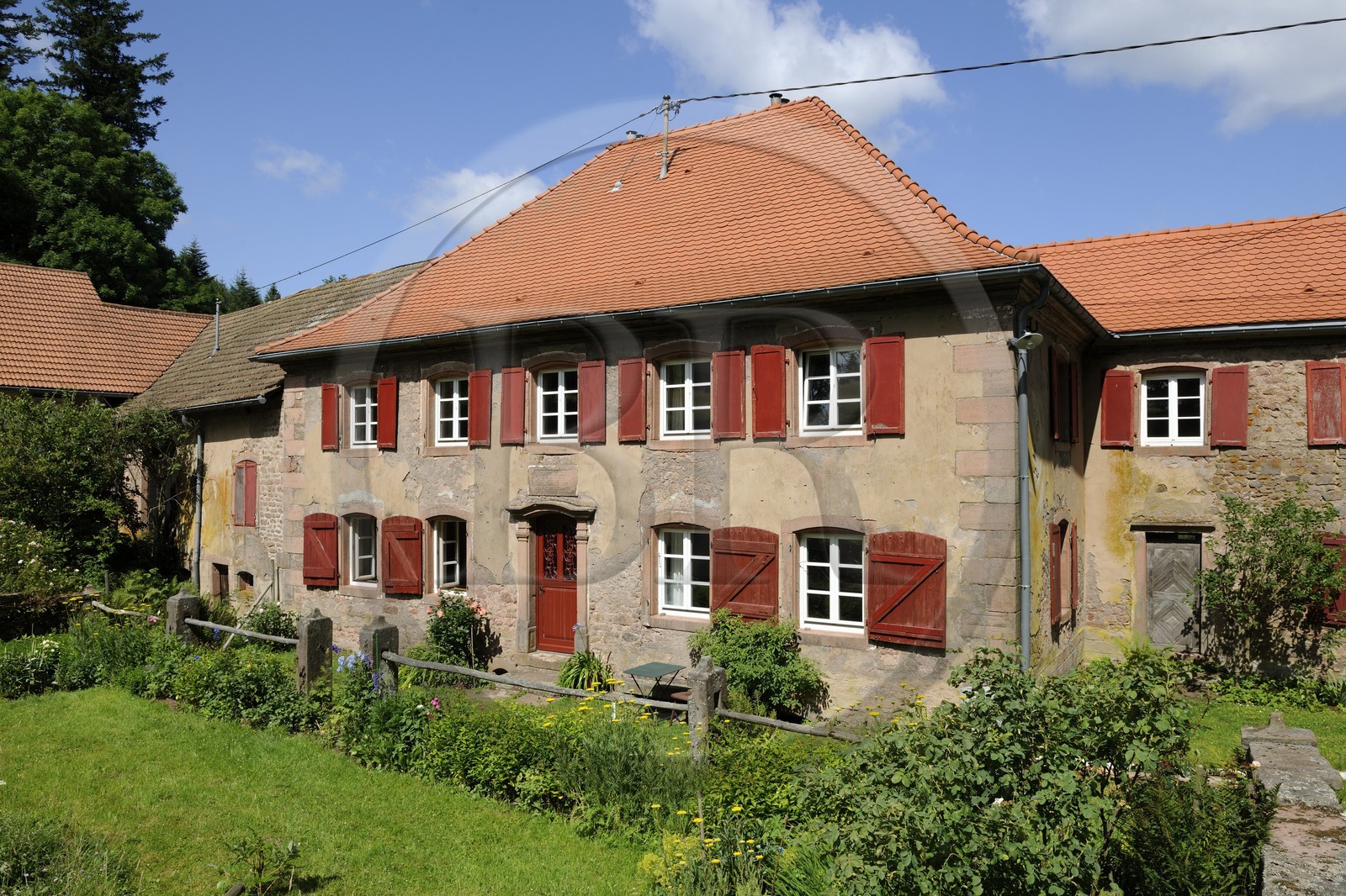 France, Bas-Rhin (67), région de Schirmeck, maison de l'ancienne communauté Mennonite de Salm
