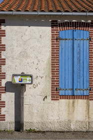 France, Vendée (85), Brem-sur-mer, panneau de la Vendée Vélo