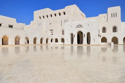 Sultanat d'Oman, Mascate, district Shati Al Qurm, Opéra Royal de Mascate construit sur les ordres du Sultan Qabus
