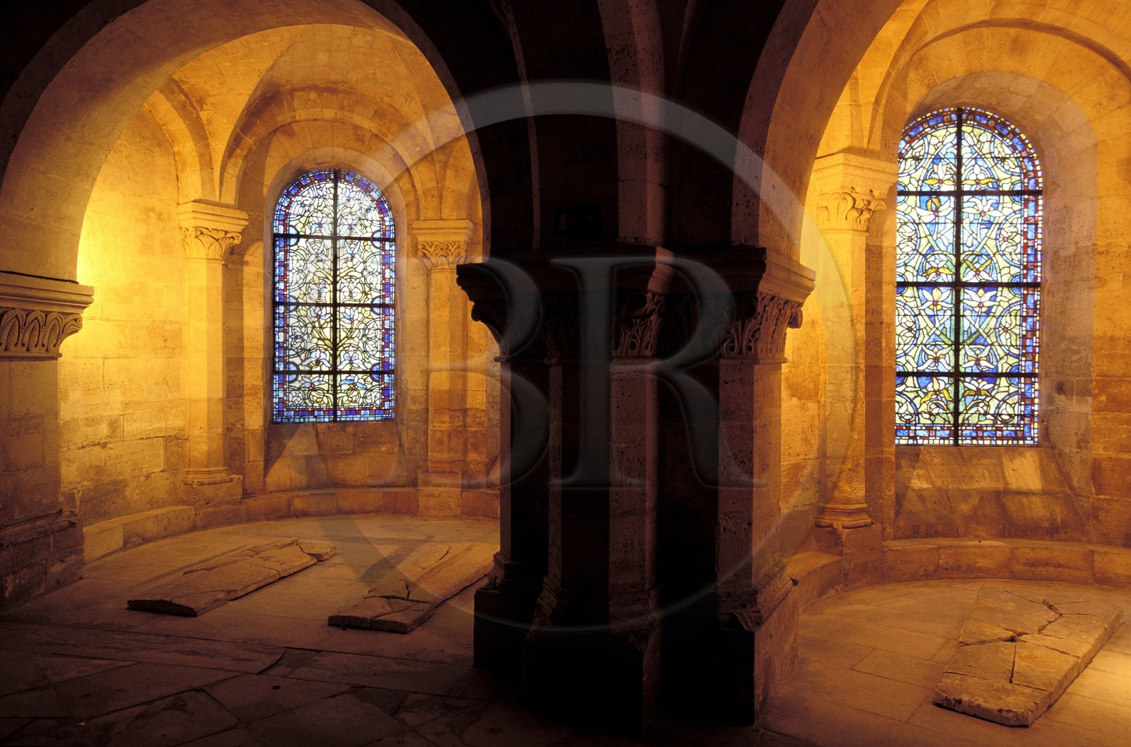 France, Seine-Saint-Denis (93), la crypte de la basilique Saint-Denis