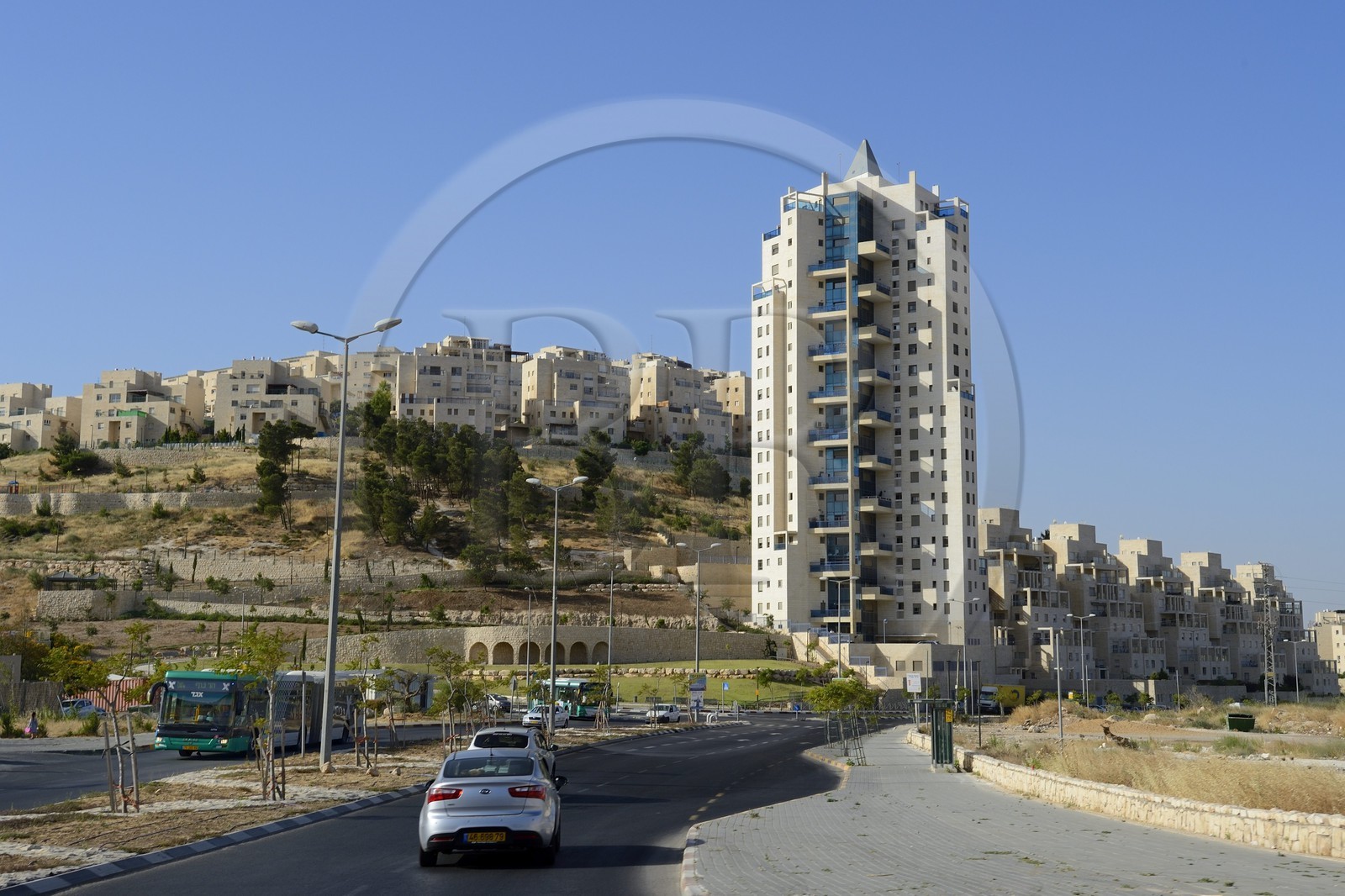 Israel, Jérusalem, Har 'Homa (la montagne de la muraille) ou encore Homat Chmouel est un quartier au sud-est de Jérusalem, nouvelle colonie fondée en 1997