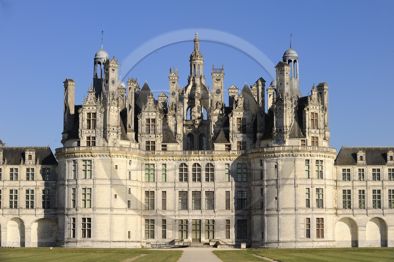 France, Loir et Cher (41), Vallée de la Loire classée Patrimoine Mondial de l' UNESCO, château de Chambord