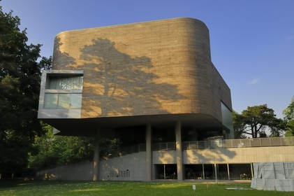 Irlande, Cork, University College Cork, la Glucksman Gallery (art contemporain) par les architectes O'Donnell & Tuomey