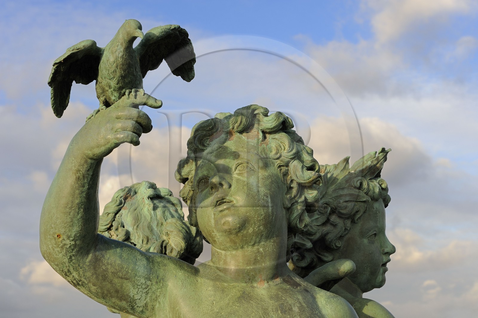 France, Yvelines, parc du Chateau de Versailles, listed as World Heritage by UNESCO, statue of the Parterre d'eau