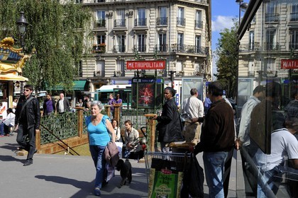 France, Paris (75), station de metro Jules-Joffrin