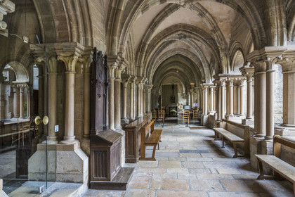 France, Cote d'Or, Climats terroirs of Burgundy listed as World Heritage by UNESCO, Beaune, collégiale Notre-Dame de Beaune basilica