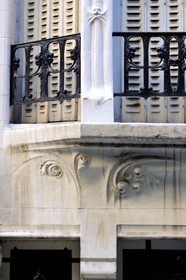 France, Paris (75), immeuble du 3 square Jasmin de style Art Nouveau par Hector Guimard