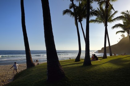 France, Ile de la Reunion, Petite-Ile sur la côte sud, plage de Grand-Anse