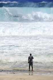 France, île de la Réunion, la côte sud, plage de Grand-Anse