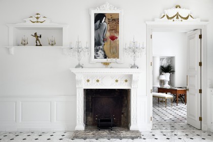 France, Alpes-Maritimes (06), Cannes, la villa Alabama puis Cornelia devenue maintenant la villa White House, construite par l'architecte Charles Baron en 1872