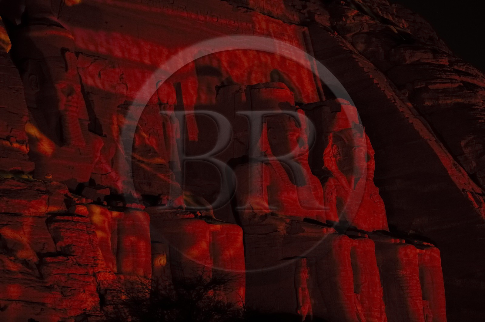 Egypte, Haute Egypte, Nubie, Abou Simbel, site classé Patrimoine Mondial de l'UNESCO, temple de Ramsès II