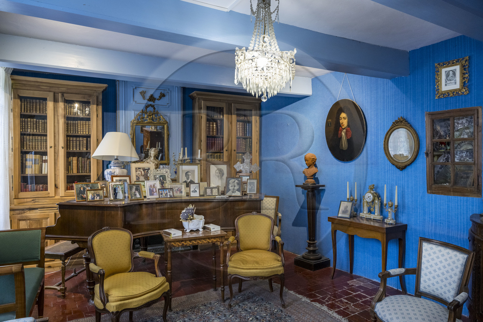 France, Drome, regional natural park of Baronnies provencales, Aulan, castle (12th century rebuilt 19th century)