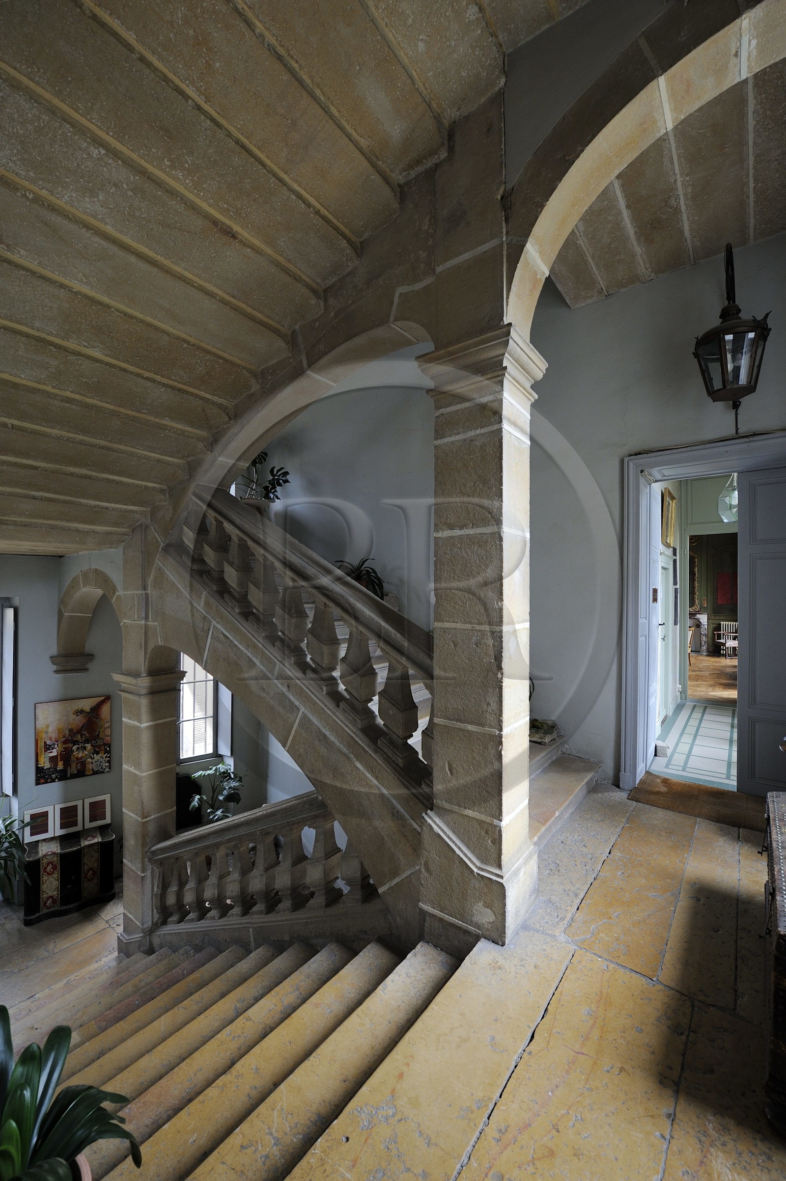 France, Côte d'Or (21), Dijon, intérieur de l'Hôtel particulier Maleteste