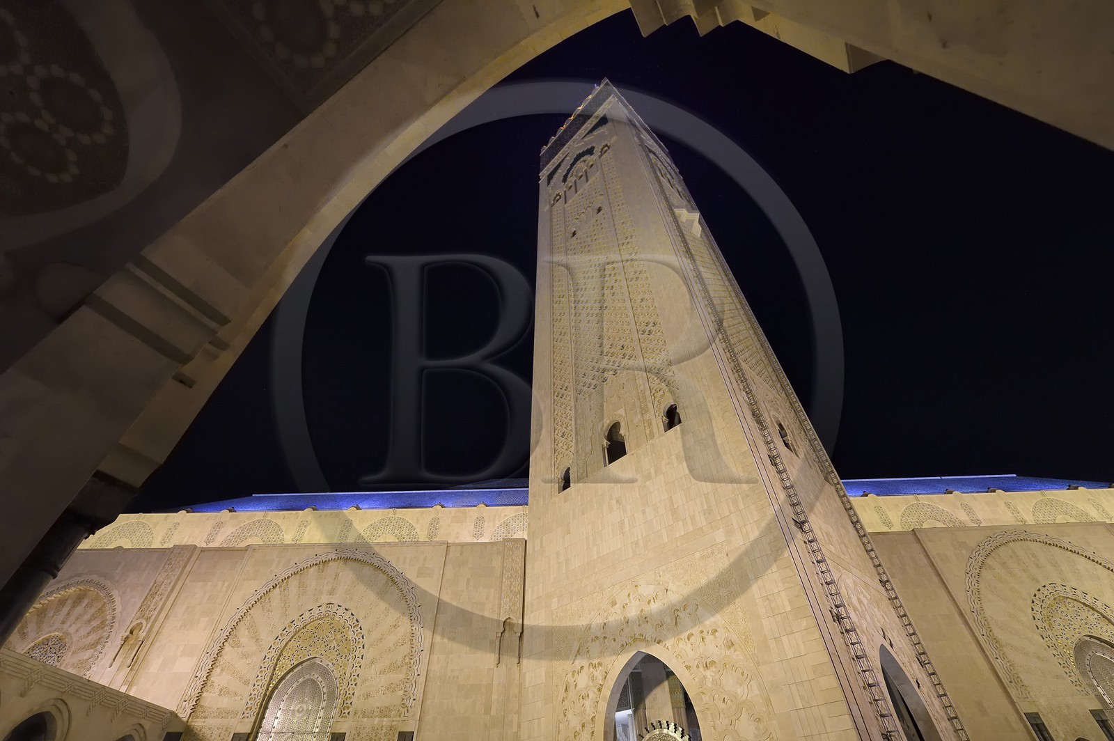 Maroc, Casablanca, Grande Mosquée Hassan II