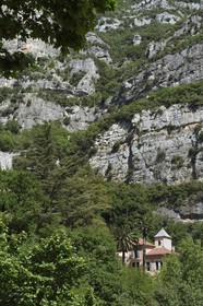 France, Alpes-Maritimes (06), Pont du Loup à Tourrettes-sur-Loup, les gorges du Loup