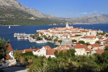 Croatia, Dalmatia, Dalmatian coast, Korcula Island, Korcula Town