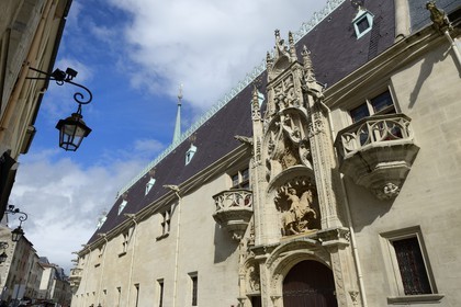 France, Meurthe-et-Moselle (54), Nancy, le Palais Ducal (Palais des Ducs de Lorraine) abrite le Musée historique lorrain, statue équestre du duc Antoine