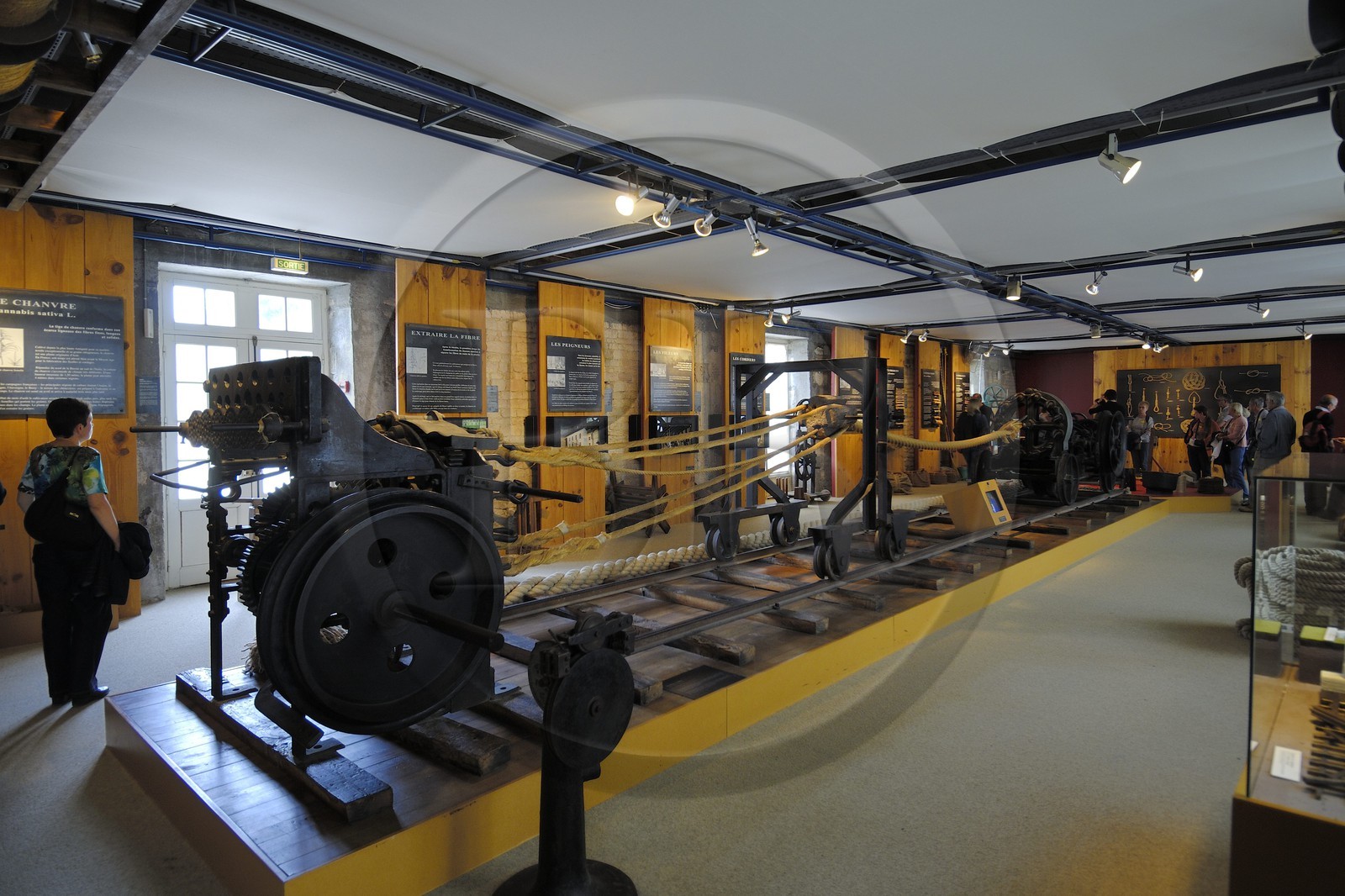 France, Charente-Maritime (17), Rochefort, le quartier de l'Arsenal, la Corderie Royale