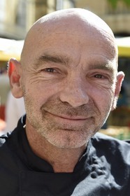 France, Dordogne (24), Périgord Noir, vallée de la Dordogne, Sarlat-la-Canéda, Patrick Lavergne le Chef de cuisine du restaurant Présidial