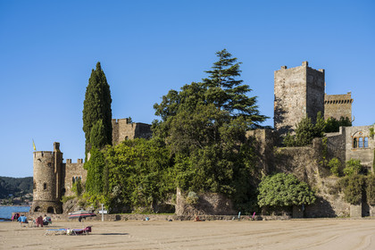 France, Alpes-Maritimes, Mandelieu La Napoule, castle of La Napoule (12th-19th century)
