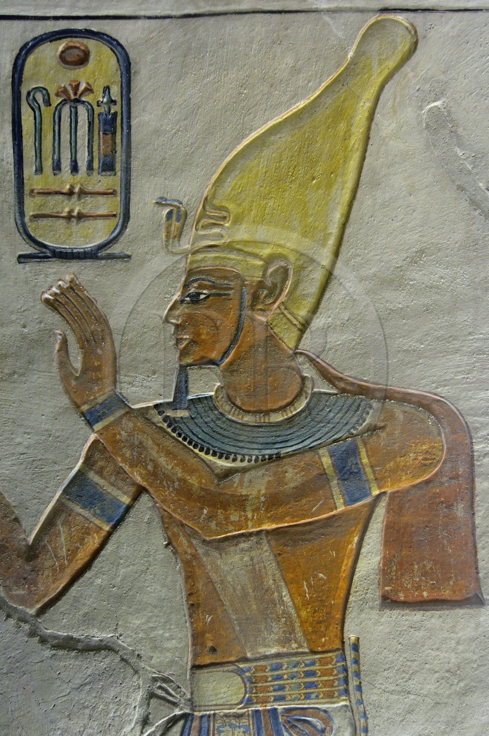 Egypte, Haute Egypte, vallée du Nil, environs de Louxor, nécropole thébaine classée Patrimoine Mondial de l'UNESCO, Thèbes Ouest, vallée des Reines (Wadi el-Malikat), la tombe d'Amon Her-Khopeschef