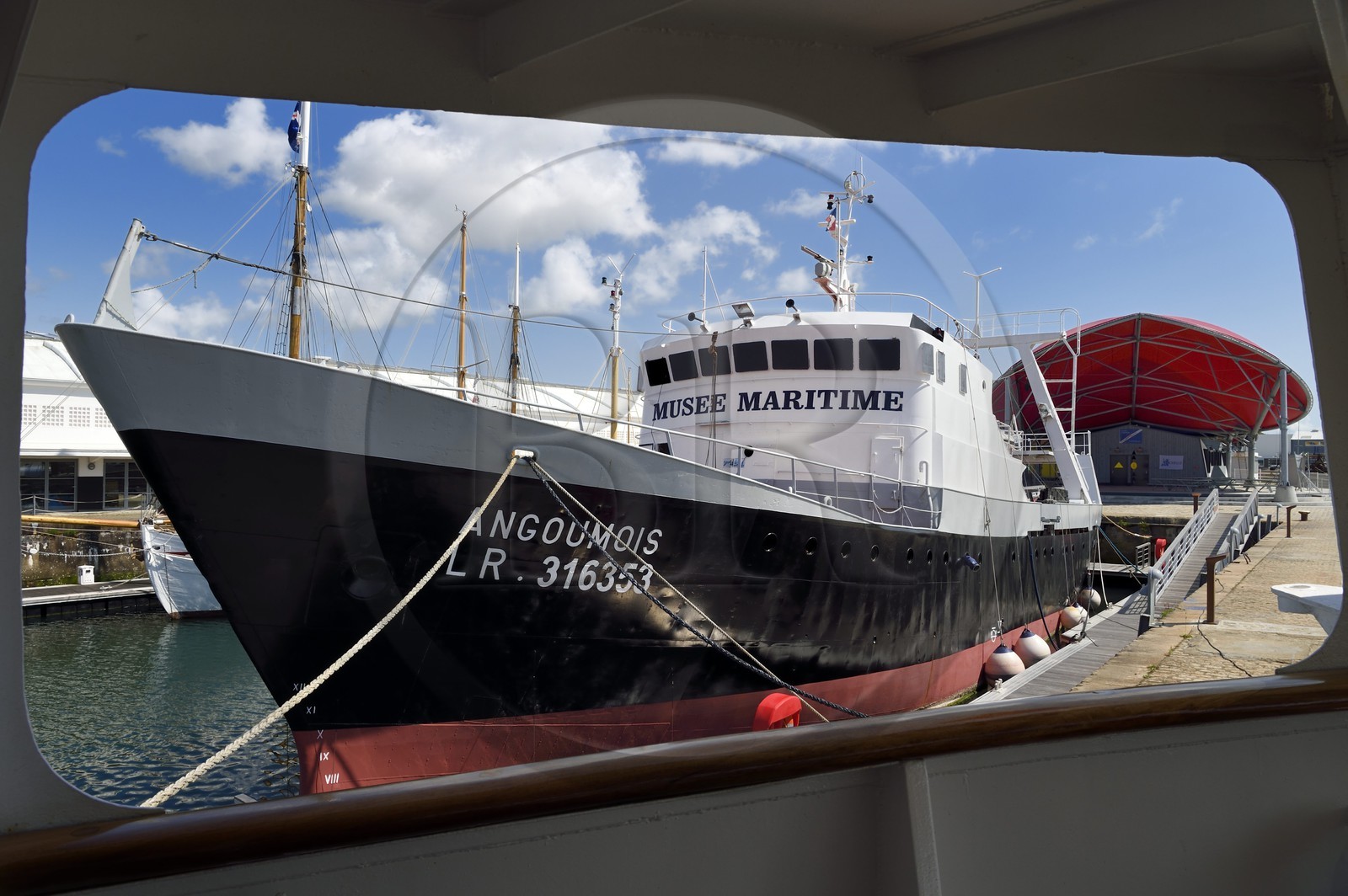France, Charente-Maritime, La Rochelle, the Basin of the great yachts, Maritime Museum, the rear-trawler Angoumois