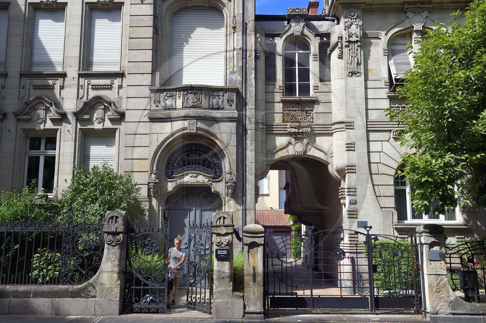 France, Moselle, Metz, Imperial district, Jugendstil villa on Avenue Foch