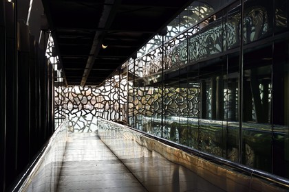 France, Bouches-du-Rhône (13), Marseille, MuCEM (Musée des civilisations de l'Europe et de la Méditerranée) par les architectes Rudy Ricciotti et R. Carta