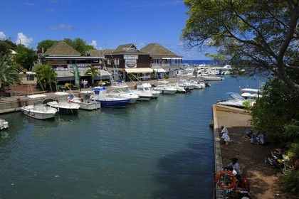 France, Ile de la Reunion, la Côte Ouest, Saint-Gilles-les-Bains, le port