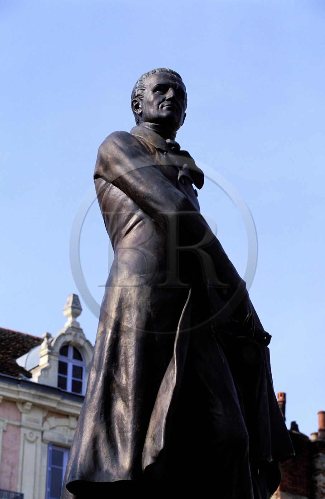 France, Saone et Loire, Châlon sur Saone: the photography inventor nicephore Niepce statue