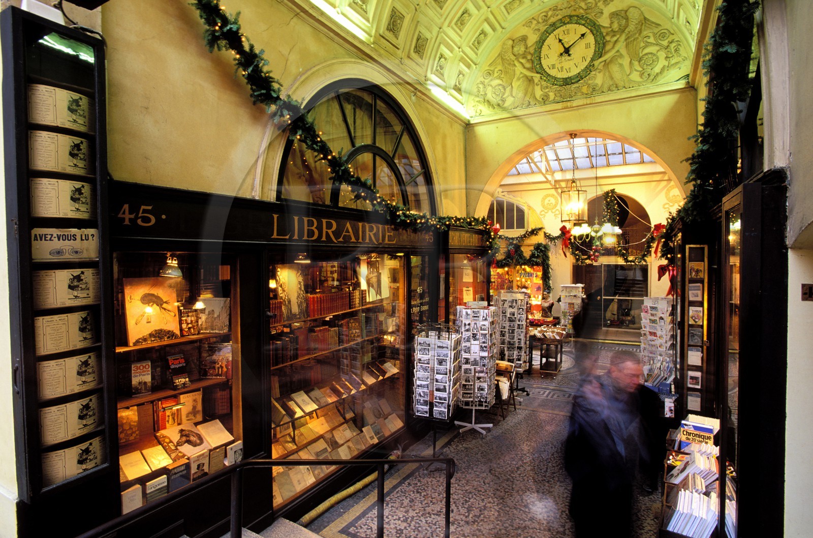 France, Paris (75), la galerie Vivienne