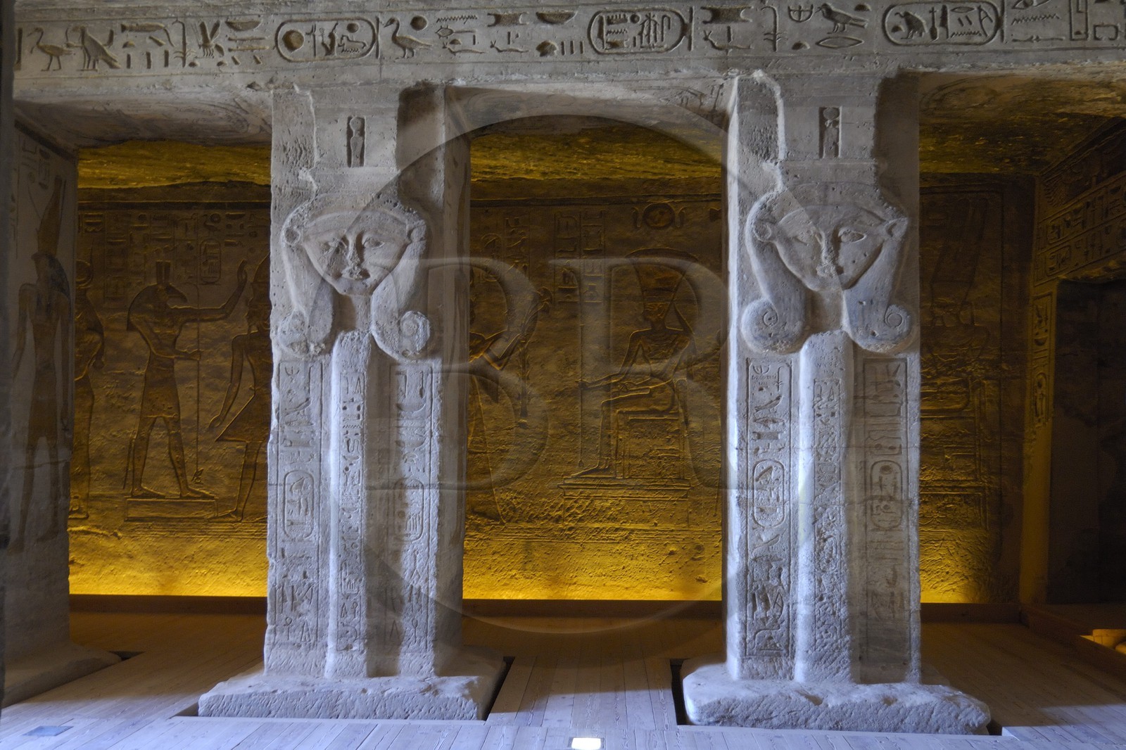 Egypt, Upper Egypt, Nubia, Abu Simbel, site listed as World Heritage by UNESCO, Ramesses II Temple