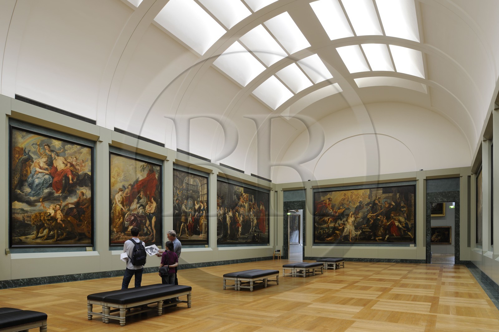 France, Paris (75), Musée du Louvre, galerie Medicis