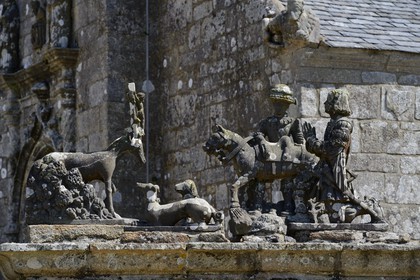 France, Finistere, Cast, The Hunting of St. Hubert Jehan representing  Jehan le Gentil de Barvedel
