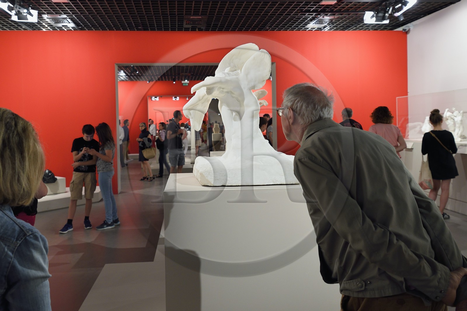 France, Paris (75), Grand Palais, exposition du centenaire (de la mort) d'Auguste Rodin