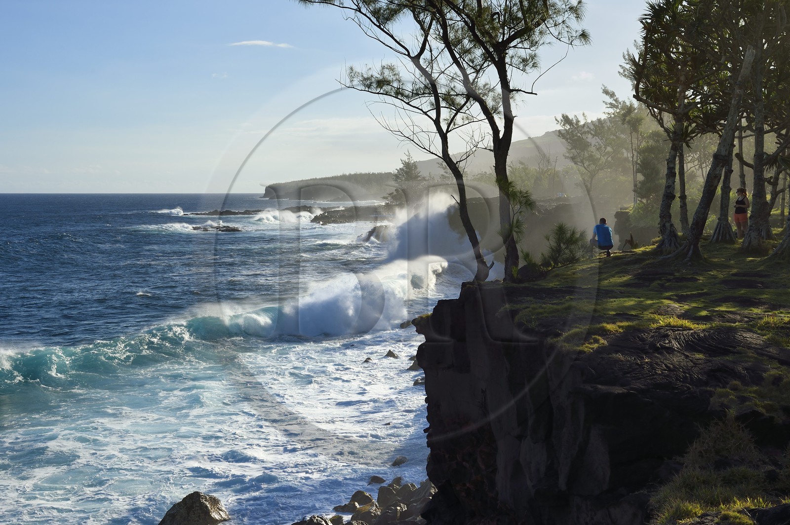 France, Ile de la Reunion, Côte Sud, Sainte-Philippe, la côte sud sauvage au Baril