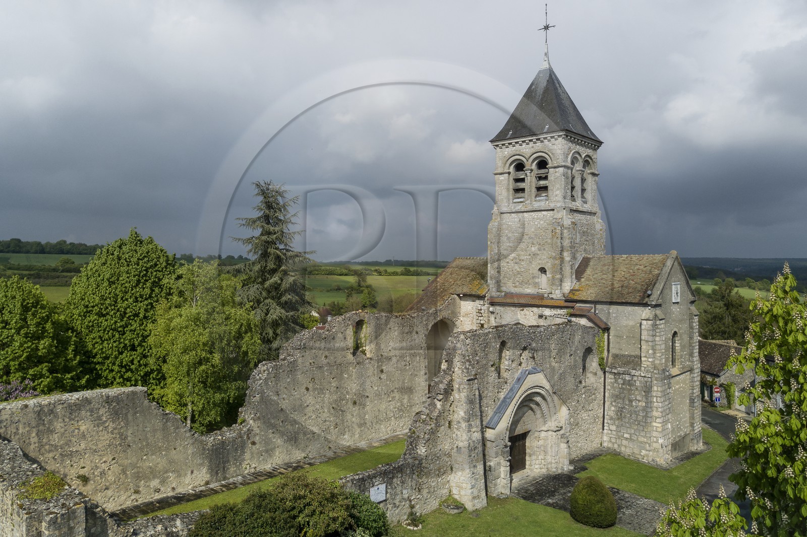 France, Yvelines (78), Montchauvet, l'église Sainte Marie-Madeleine