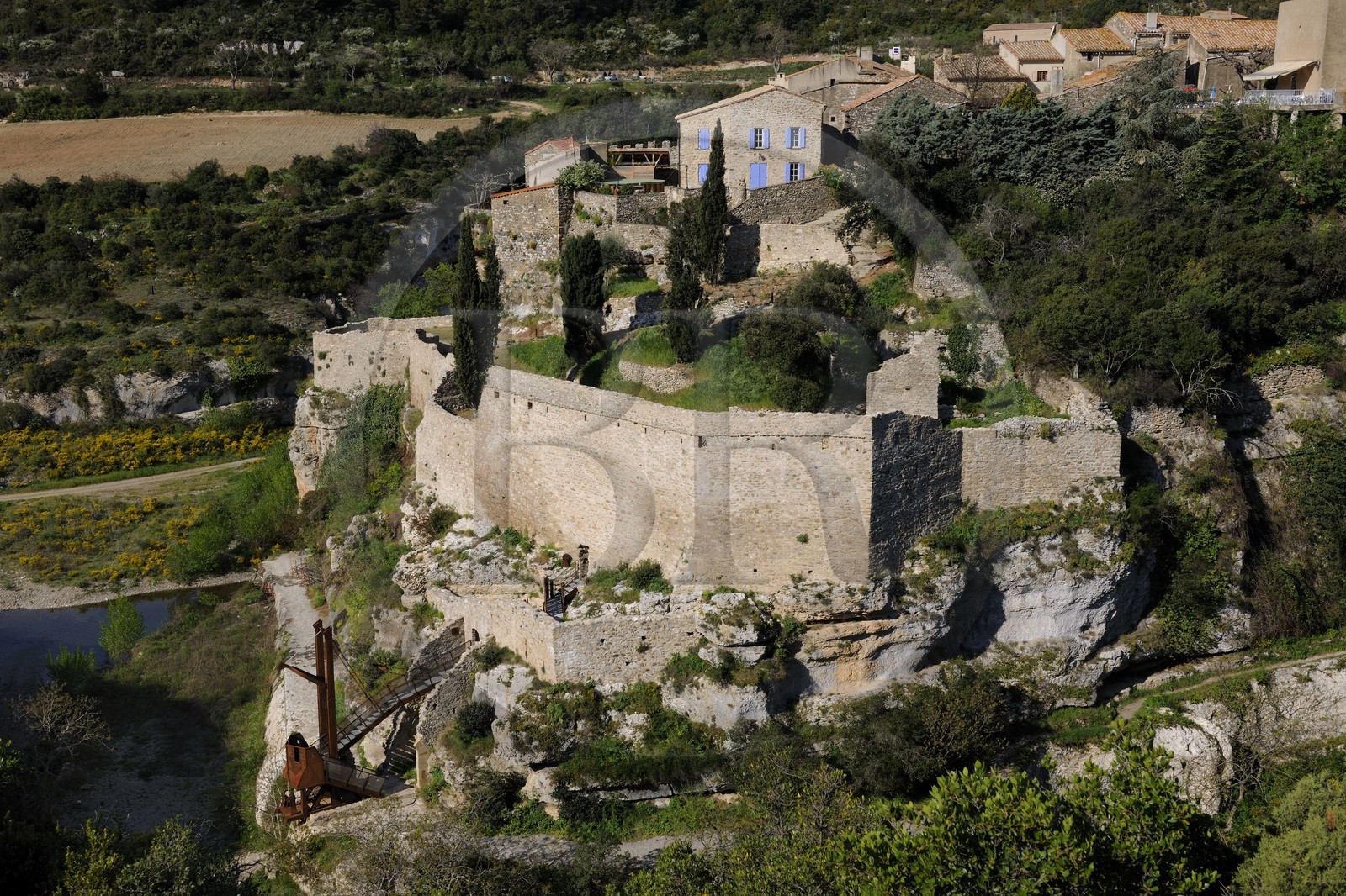 France, Herault, Pays Cathare, Minerve village, labelled Les Plus Beaux Villages de France (The Most Beautiful Villages of France) ..